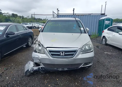2007 Honda Odyssey Ex-L из США, поврежденный, VIN 5FNRL386X7B104029